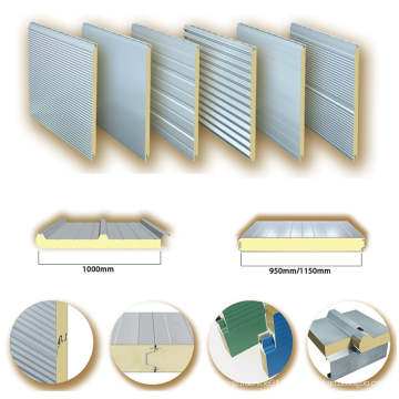 Panel de sándwich de edificio aislado de precio de fábrica